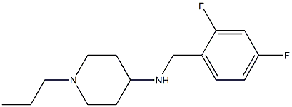  N-[(2,4-difluorophenyl)methyl]-1-propylpiperidin-4-amine