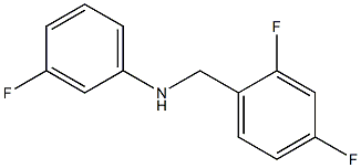 N-[(2,4-difluorophenyl)methyl]-3-fluoroaniline Structure