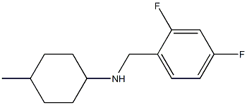 N-[(2,4-difluorophenyl)methyl]-4-methylcyclohexan-1-amine Structure