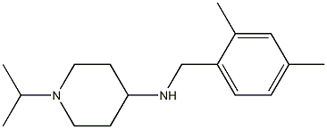 N-[(2,4-dimethylphenyl)methyl]-1-(propan-2-yl)piperidin-4-amine 化学構造式