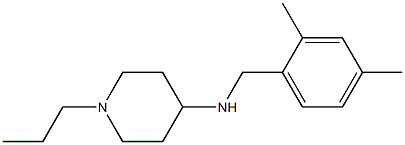 N-[(2,4-dimethylphenyl)methyl]-1-propylpiperidin-4-amine Structure