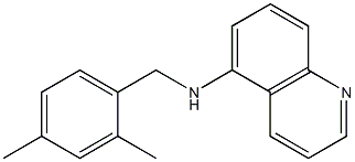 N-[(2,4-dimethylphenyl)methyl]quinolin-5-amine Struktur