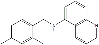 N-[(2,4-dimethylphenyl)methyl]quinolin-5-amine Structure