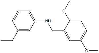 N-[(2,5-dimethoxyphenyl)methyl]-3-ethylaniline Structure