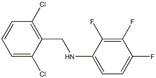 N-[(2,6-dichlorophenyl)methyl]-2,3,4-trifluoroaniline Structure