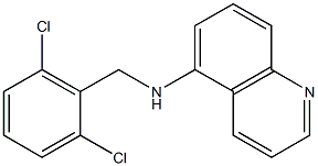 N-[(2,6-dichlorophenyl)methyl]quinolin-5-amine Structure