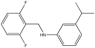 N-[(2,6-difluorophenyl)methyl]-3-(propan-2-yl)aniline Structure