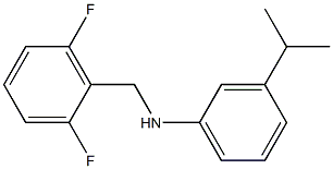 N-[(2,6-difluorophenyl)methyl]-3-(propan-2-yl)aniline Struktur