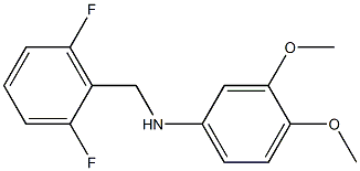 N-[(2,6-difluorophenyl)methyl]-3,4-dimethoxyaniline Struktur