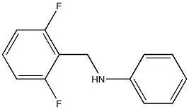 N-[(2,6-difluorophenyl)methyl]aniline Struktur