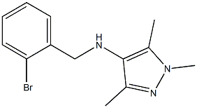 N-[(2-bromophenyl)methyl]-1,3,5-trimethyl-1H-pyrazol-4-amine Structure