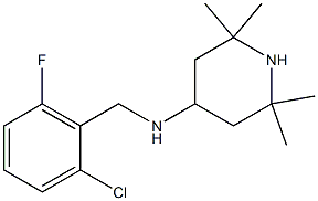N-[(2-chloro-6-fluorophenyl)methyl]-2,2,6,6-tetramethylpiperidin-4-amine Structure