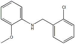 N-[(2-chlorophenyl)methyl]-2-methoxyaniline Struktur