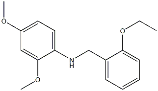 N-[(2-ethoxyphenyl)methyl]-2,4-dimethoxyaniline Structure