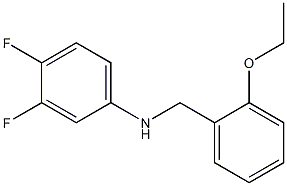 N-[(2-ethoxyphenyl)methyl]-3,4-difluoroaniline 结构式