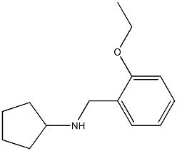 N-[(2-ethoxyphenyl)methyl]cyclopentanamine Structure
