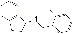 N-[(2-fluorophenyl)methyl]-2,3-dihydro-1H-inden-1-amine Structure