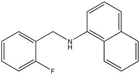 N-[(2-fluorophenyl)methyl]naphthalen-1-amine|