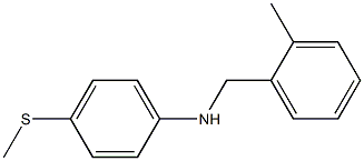  N-[(2-methylphenyl)methyl]-4-(methylsulfanyl)aniline