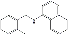 N-[(2-methylphenyl)methyl]naphthalen-1-amine Structure