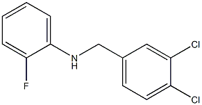 N-[(3,4-dichlorophenyl)methyl]-2-fluoroaniline Structure