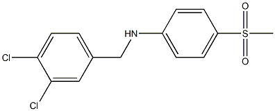 N-[(3,4-dichlorophenyl)methyl]-4-methanesulfonylaniline