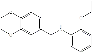 N-[(3,4-dimethoxyphenyl)methyl]-2-ethoxyaniline Struktur
