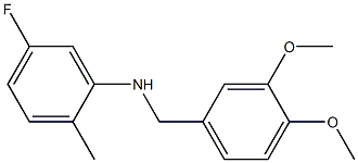 N-[(3,4-dimethoxyphenyl)methyl]-5-fluoro-2-methylaniline|