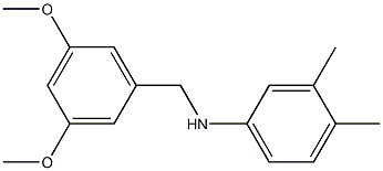 N-[(3,5-dimethoxyphenyl)methyl]-3,4-dimethylaniline