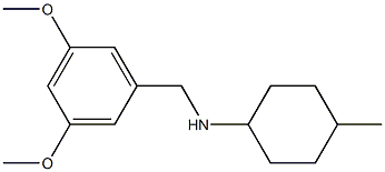 N-[(3,5-dimethoxyphenyl)methyl]-4-methylcyclohexan-1-amine Structure