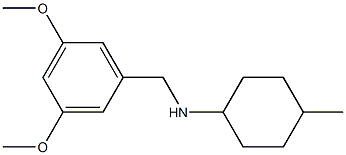 N-[(3,5-dimethoxyphenyl)methyl]-4-methylcyclohexan-1-amine