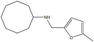 N-[(5-methylfuran-2-yl)methyl]cyclooctanamine 化学構造式