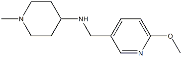  N-[(6-methoxypyridin-3-yl)methyl]-1-methylpiperidin-4-amine