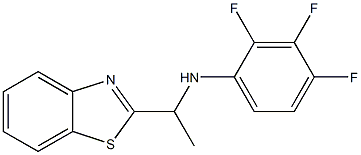 N-[1-(1,3-benzothiazol-2-yl)ethyl]-2,3,4-trifluoroaniline Structure