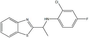  N-[1-(1,3-benzothiazol-2-yl)ethyl]-2-chloro-4-fluoroaniline