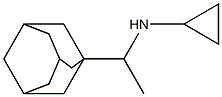 N-[1-(1-adamantyl)ethyl]-N-cyclopropylamine Struktur