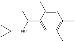 N-[1-(2,4,5-trimethylphenyl)ethyl]cyclopropanamine,,结构式