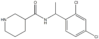 N-[1-(2,4-dichlorophenyl)ethyl]piperidine-3-carboxamide Structure