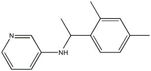 N-[1-(2,4-dimethylphenyl)ethyl]pyridin-3-amine Struktur