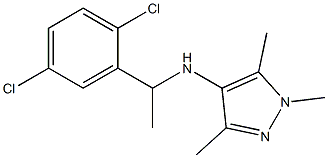  N-[1-(2,5-dichlorophenyl)ethyl]-1,3,5-trimethyl-1H-pyrazol-4-amine