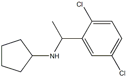 N-[1-(2,5-dichlorophenyl)ethyl]cyclopentanamine 化学構造式