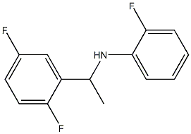 N-[1-(2,5-difluorophenyl)ethyl]-2-fluoroaniline Structure