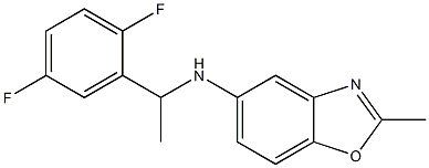 N-[1-(2,5-difluorophenyl)ethyl]-2-methyl-1,3-benzoxazol-5-amine