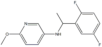 N-[1-(2,5-difluorophenyl)ethyl]-6-methoxypyridin-3-amine Structure