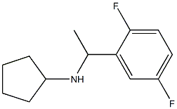 N-[1-(2,5-difluorophenyl)ethyl]cyclopentanamine|