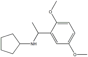  N-[1-(2,5-dimethoxyphenyl)ethyl]cyclopentanamine