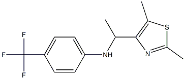 N-[1-(2,5-dimethyl-1,3-thiazol-4-yl)ethyl]-4-(trifluoromethyl)aniline