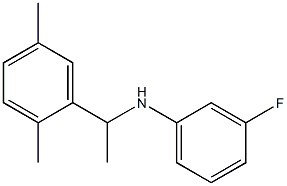  N-[1-(2,5-dimethylphenyl)ethyl]-3-fluoroaniline