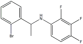 N-[1-(2-bromophenyl)ethyl]-2,3,4-trifluoroaniline Structure