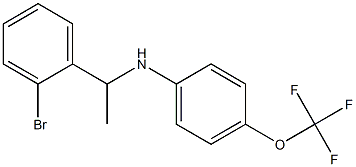 N-[1-(2-bromophenyl)ethyl]-4-(trifluoromethoxy)aniline|